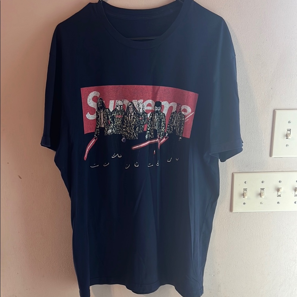 SUP STARS WARS SHIRT NAVY SIZE XL
